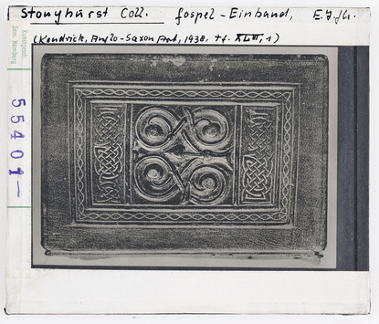 Vorschaubild Bucheinband, Evangeliar (Ende 7. Jhd.), Stonyhurst Collection Diasammlung